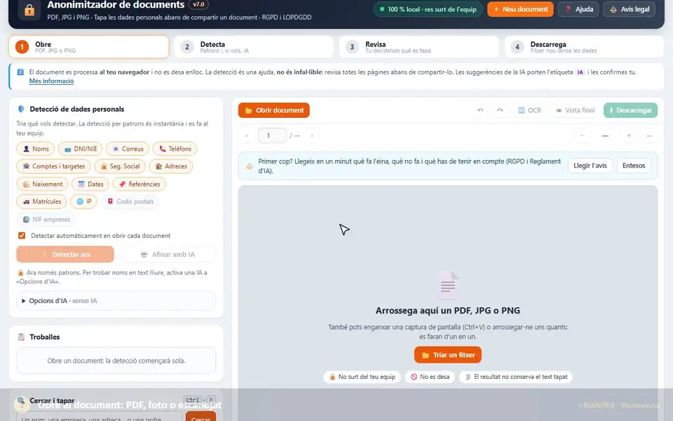 Anonimitzador de documents